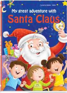 cover of christmas personalised book learnykids santa claud