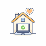 Working from home laptop – flexible children’s business opportunity LearnyKids