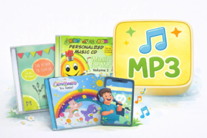 Chansons personnalisées pour enfants en CD et MP3