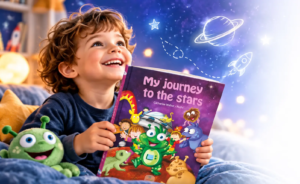 LearnyKids – My Journey to the Stars Personalised Children's Book