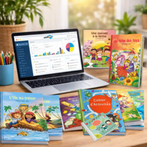 Offre hybride LearnyKids combinant supports physiques et solutions digitales